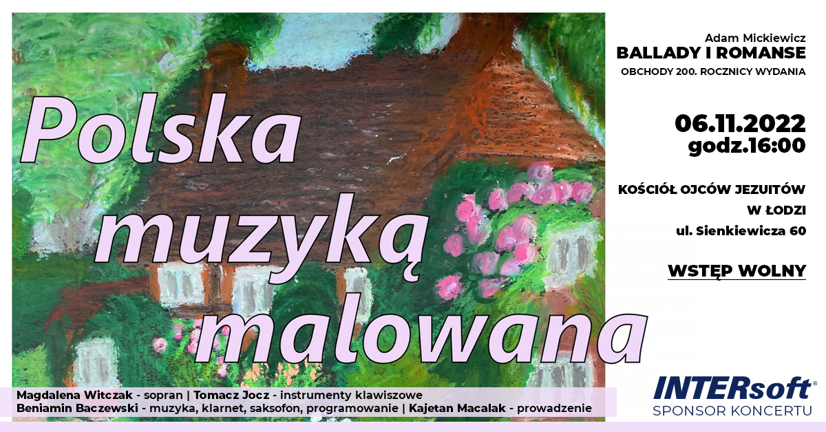 6 listopad 2022 godz. 16.00 | Polska muzyką malowana